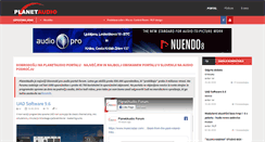 Desktop Screenshot of planetaudio.si